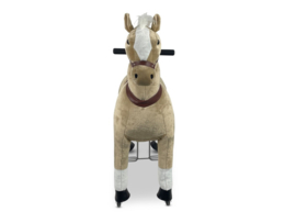 Rijdend speelgoed paard bruin in verschillende maten 3 t/m 10 jaar