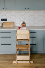 Modulaire leertoren met kinderstoel - Naturel