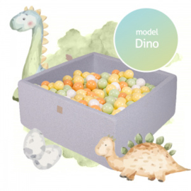 Meow ballenbad vierkant “Dino” mix