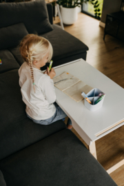 Inklapbare sensorische tafel - Wit