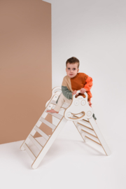 Montessori Pikler Driehoek - Klimrek Wit