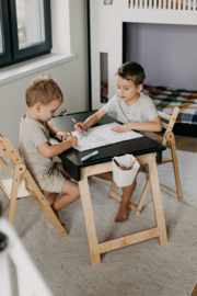 Inklapbare sensorische tafel - Zwart