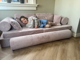 Modulaire speelbank - Corduroy licht roze