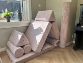 Modulaire speelbank - Corduroy licht roze