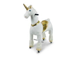 Rijdend speelgoed Unicorn in verschillende maten 3 t/m 10 jaar