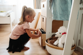 Montessori kledingkast - wit
