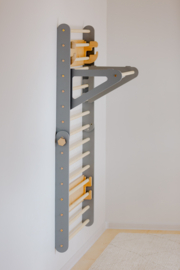 Klimdriehoek Wandset - grijs