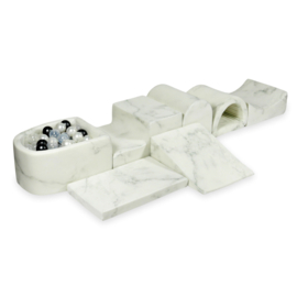 Foam speelset met ballenbak XL - marble