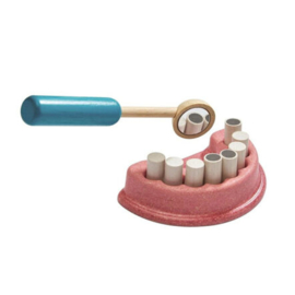 PlanToys - houten tandarts set