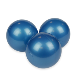 Ballenbak ballen metallic blauw