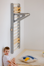Klimdriehoek Wandset - grijs