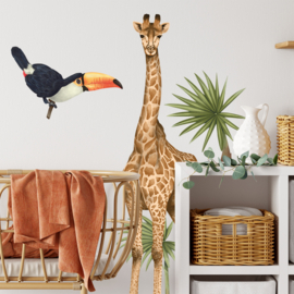 Muursticker kinderkamer Jungle