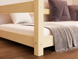 Laag bed met hekje 80 x 160 cm - 140 x 200 cm