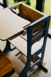 Modulair leertoren met kinderstoel - Blauw