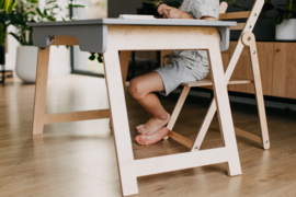 Inklapbare sensorische tafel - Grijs