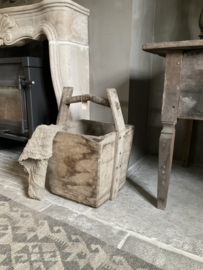Houten bak met handvat, nr 3 •
