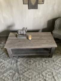 Salontafel met onderplank, driftwood