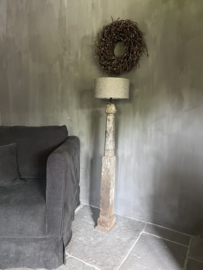 Unieke staande lamp incl kap