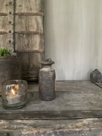 Houten kruikje met deksel, nr 12