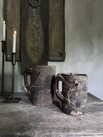 Unieke Nepalese beker met handvat, nr 4 (linksachter) •