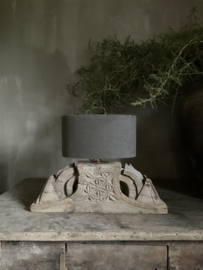 Lampenkap ovaal, bever •
