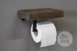 Toilettenpapierhalter mit Regal einzeln