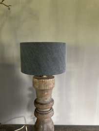 Lampenkap grijs- antraciet, 20 cm *