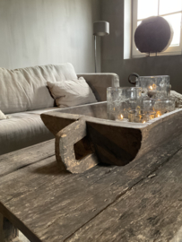 Houten bak met handvat, nr 18 •
