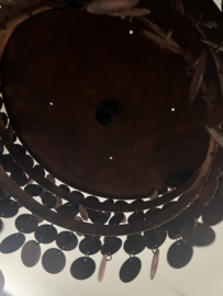 Plafonnière, kleine schijfjes roest, 50 cm