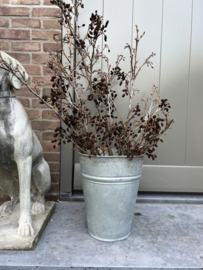 Zinken bloemenemmer met randje