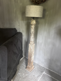 Unieke staande lamp incl kap