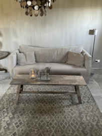 Salontafel -  bankje 1.50m x 40 cm, nr 11