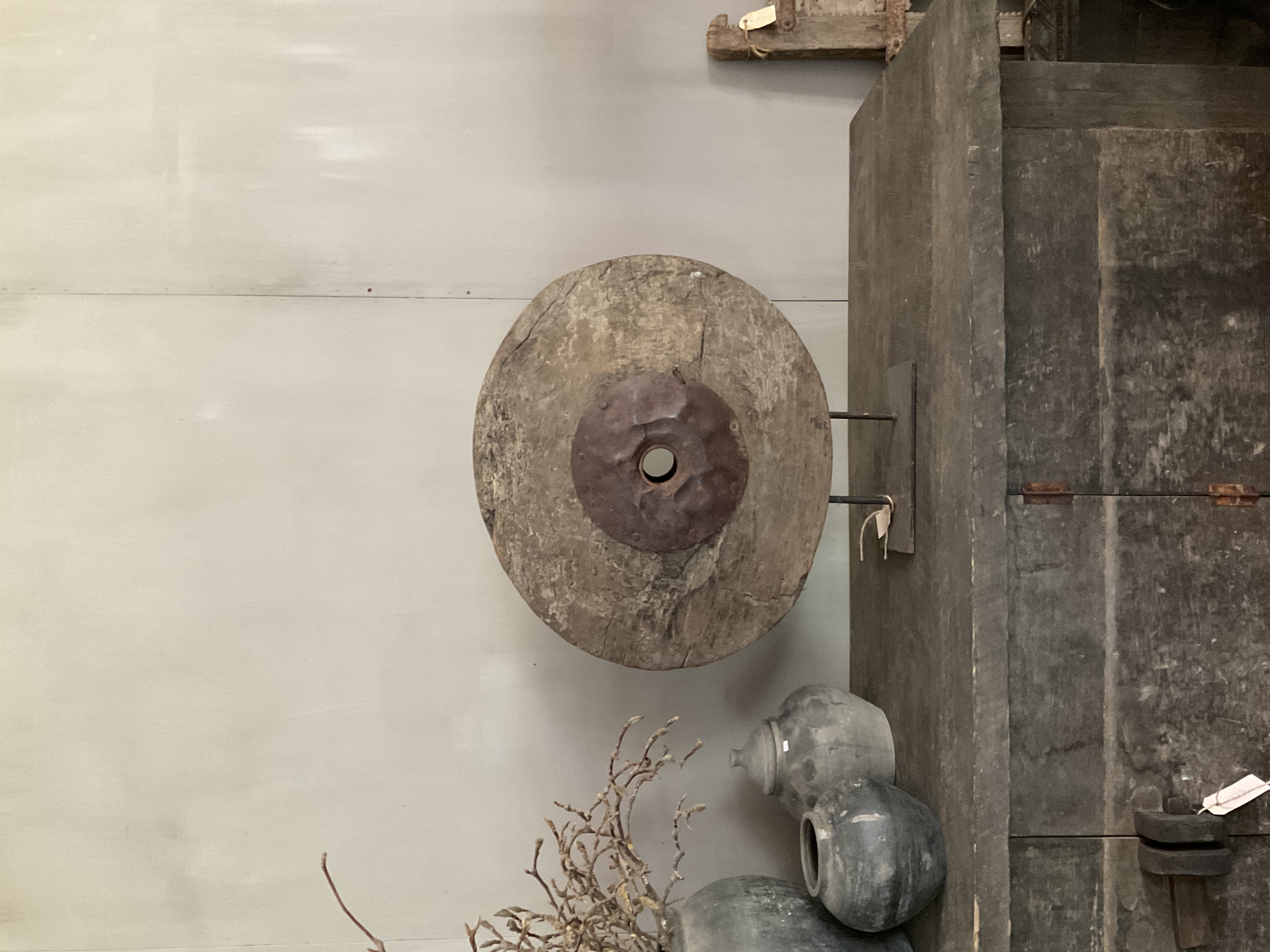 Houten wagenwiel, nr 5