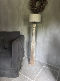 Unieke staande lamp incl kap