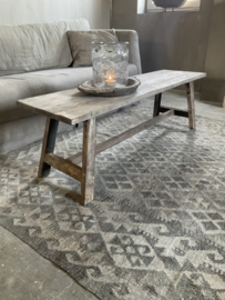 Salontafel-bankje 1.50 m x 40 cm, nr 13