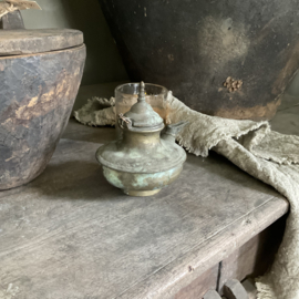Antiek brass bruidskannetje, nr 2