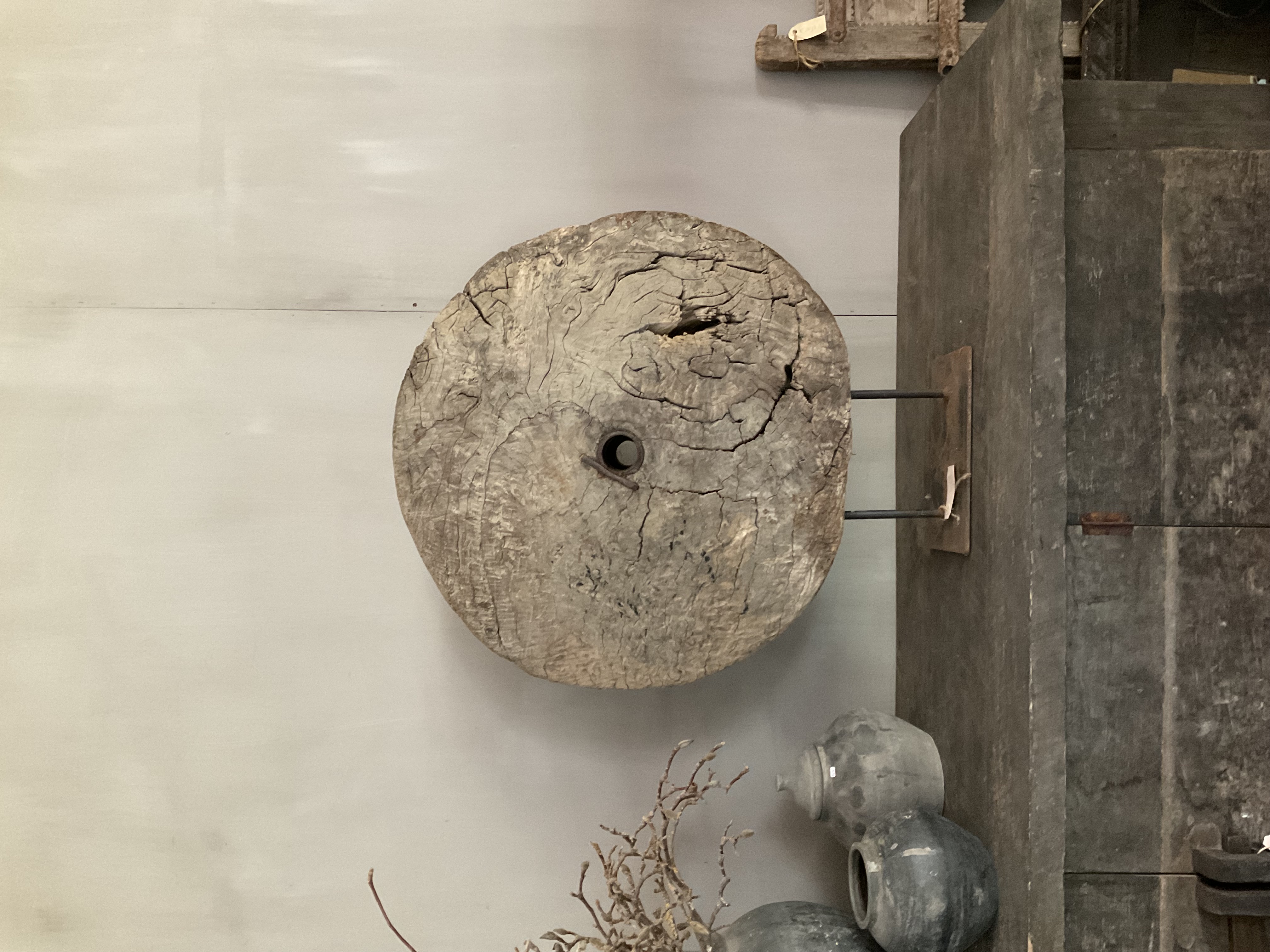 Houten wagenwiel, nr 6