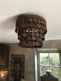 Plafonnière, kleine schijfjes roest, 50 cm
