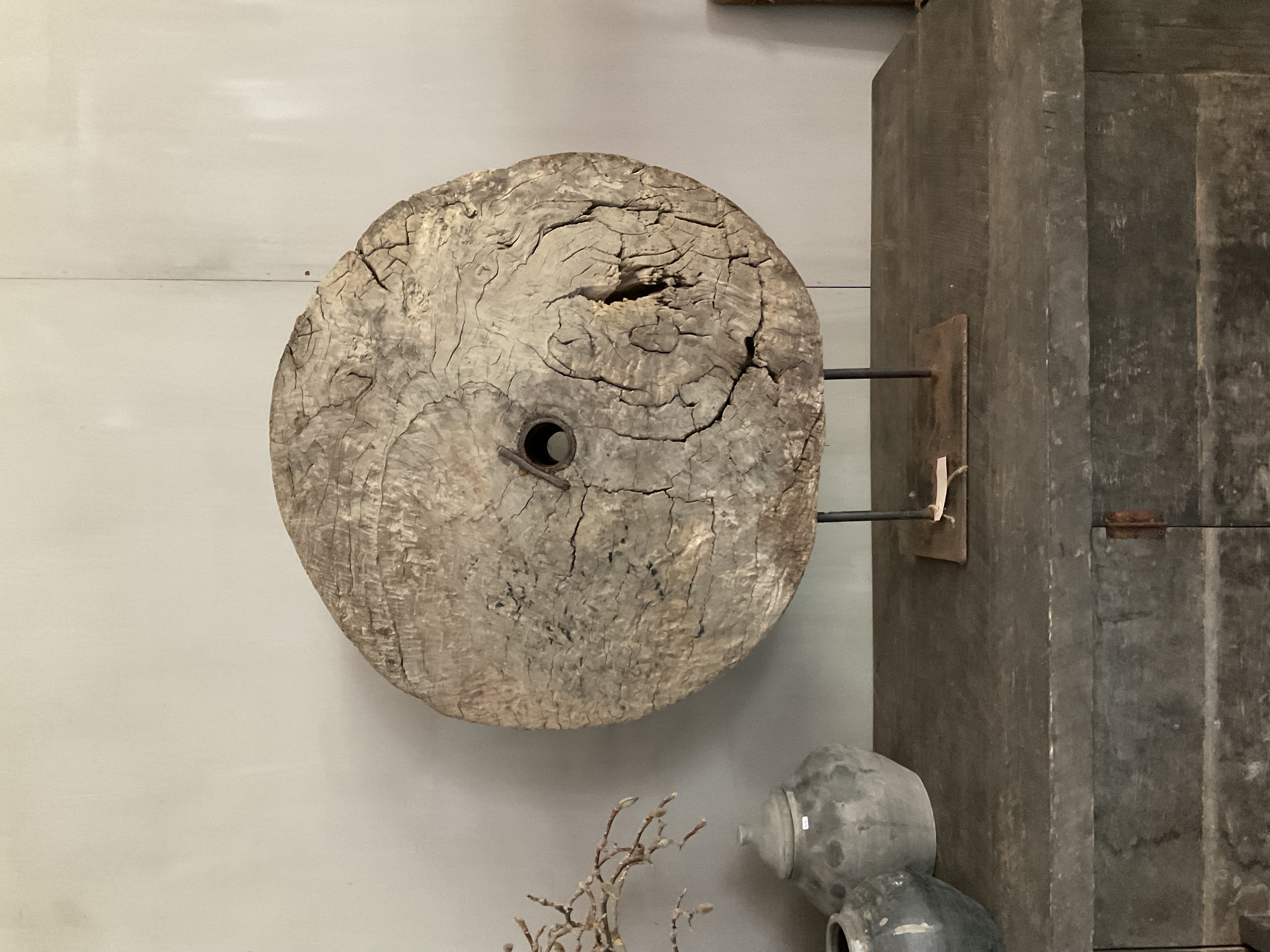 Houten wagenwiel, nr 6