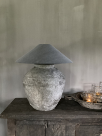 Chinese lampenkap grijs - antraciet, 60 cm •