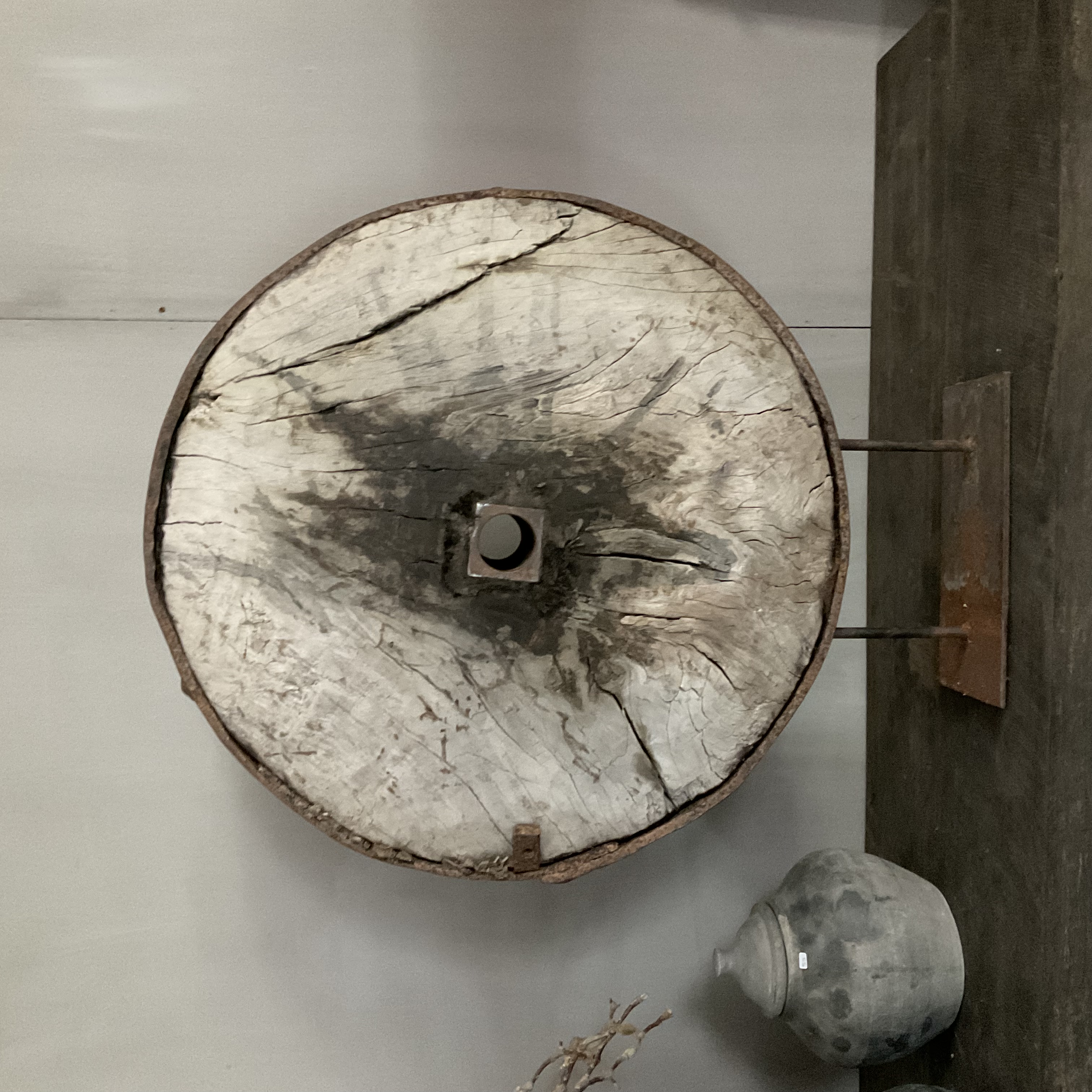 Houten wagenwiel, nr 4