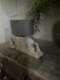 Lampenkap ovaal, bever •