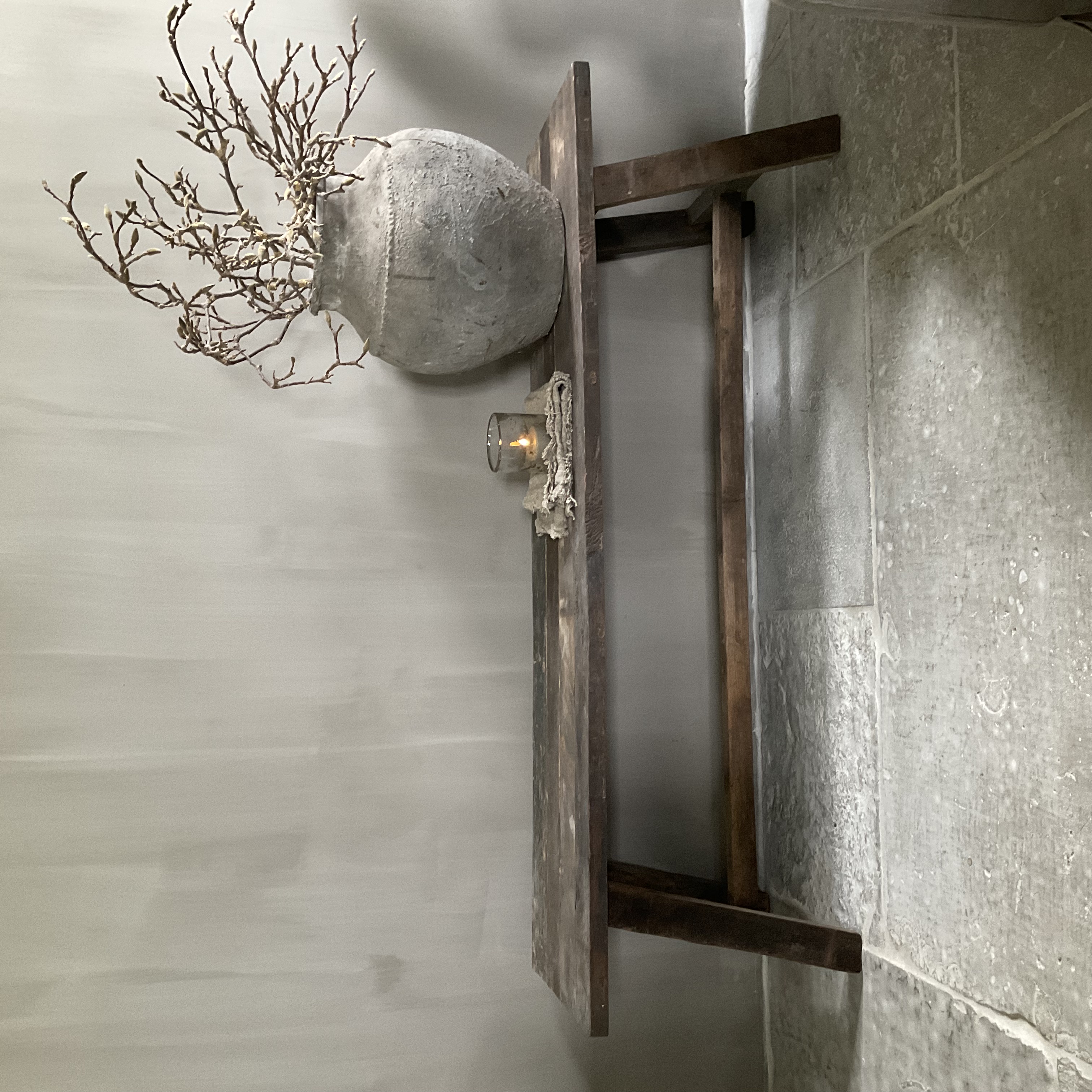 Salontafel - bankje, 1.50 m x 40 cm, nr 3