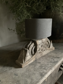 Lampenkap ovaal, bever •