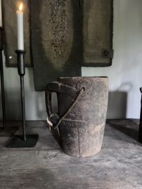 Unieke Nepalese beker met handvat, nr 4 (linksachter) •
