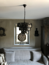 Scheibenlampe schwarz, 40 cm