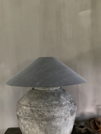 Chinese lampenkap grijs - antraciet, 60 cm •