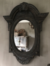 Spiegel van hout *