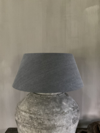 Lampenkap grijs - antraciet, 50 cm •