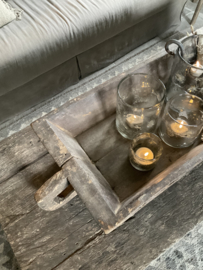 Houten bak met handvat, nr 18 •